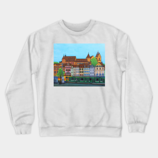 Barfusserplatz Rendez-vous Crewneck Sweatshirt by LisaLorenz